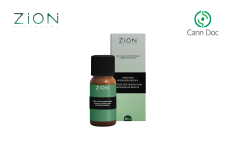 Extrato de Cannabis sativa Zion Medpharma 200mg/mL Frasco com  30 mL