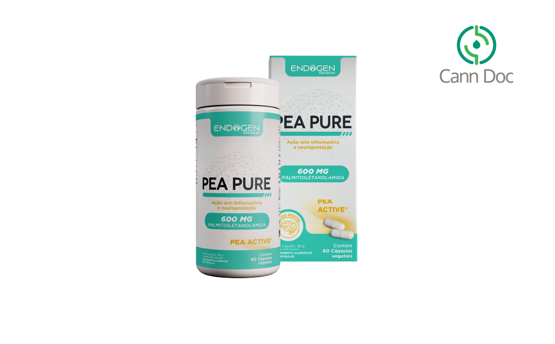 PEA Pure 600 mg - 60 Cápsulas